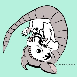 Baby Armadillo. Suzanne Skaar. Digital Media. 2014. Cute-off Entry #1.