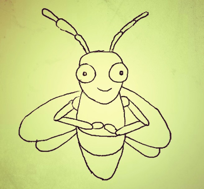 Lightning Bolt! Tim Kapler. Digital Illustration. 2014. Cute-off Entry #2.