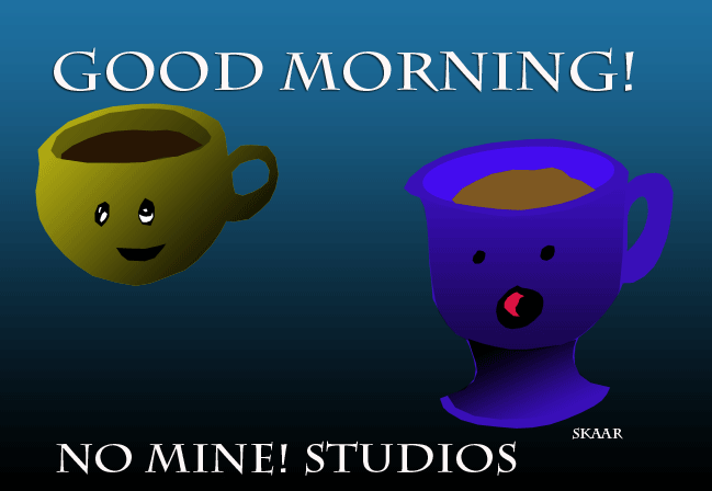 "Good Morning!" Suzanne Skaar. Animated gif. 2014.