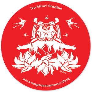 Lotus Sticker available for purchase at http://www.stickermule.com/marketplace/2120-lotus . Design by Suzanne Skaar. 2014.