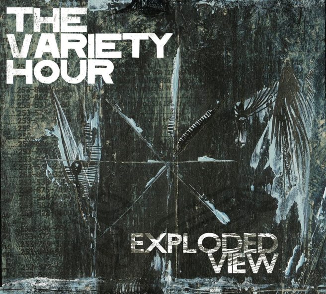Tim Kapler. Album Cover Art: "Exploded View" by The Variety Hour. Paint, paper, digital media. 2014.