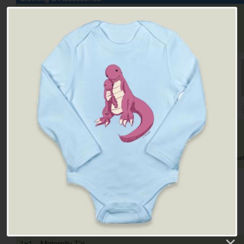 "Some Days." Suzanne Skaar. Longsleeve Onesie Preview. Available in multiple formats at Boom Boom Prints.