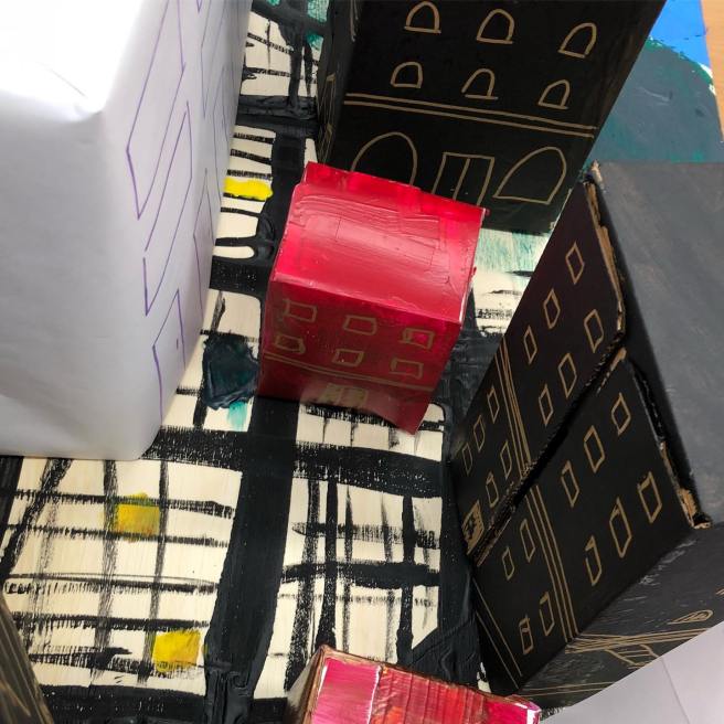 Hastily made buildings