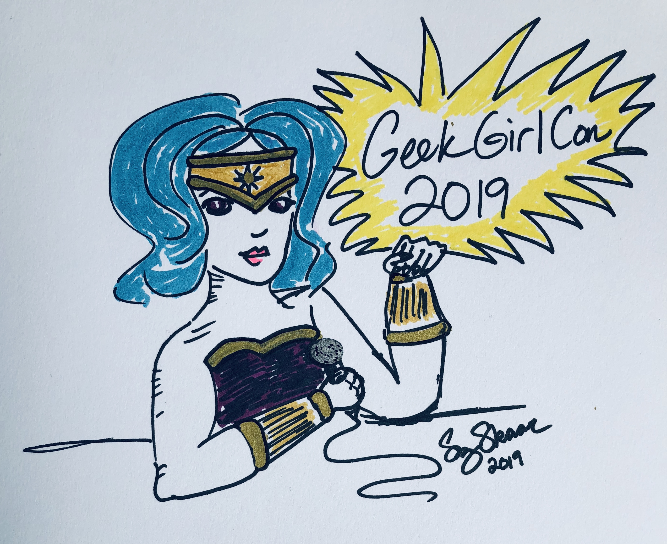 Quick sketch: GeekGirlCon 2019
